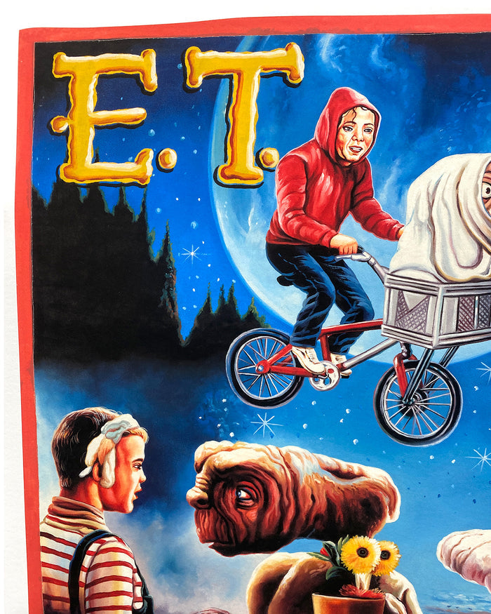 E.T. - Limited Edition Archival Giclée Print from Static Medium by Heavy J