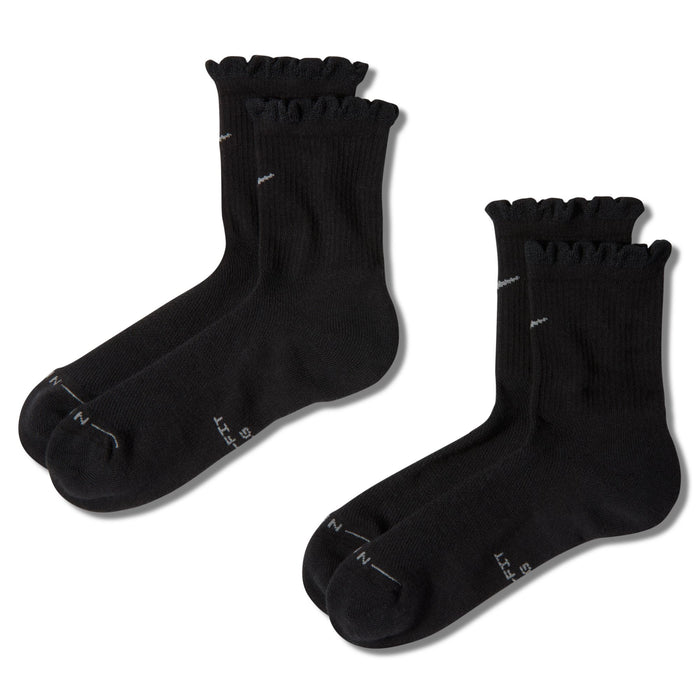 NIKE EVERYDAY ELEVATED MICRO-CREW SOCKS (2 PAIRS)