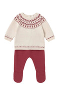 Fair Isle Footed Set