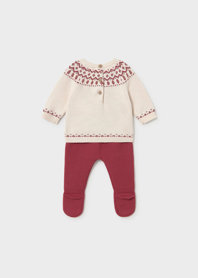 Fair Isle Footed Set