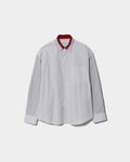 finx cotton stripe  fan shape shirts