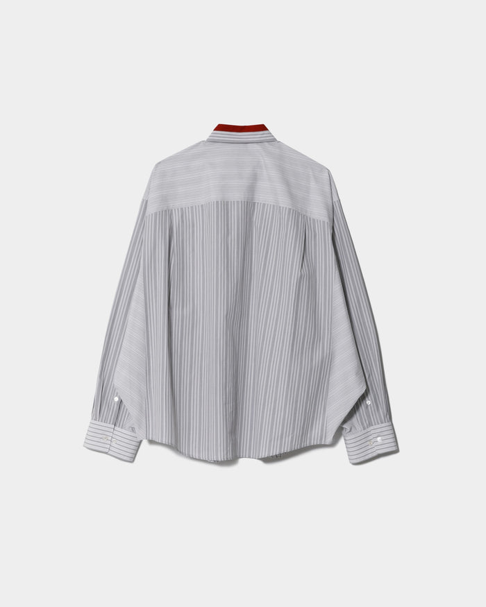 finx cotton stripe  fan shape shirts