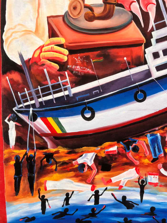 Fitzcarraldo - Limited Edition Archival Giclée Print from Static Medium by Nii Bi Ashitey