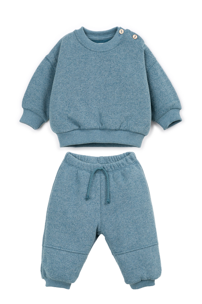 Fleece Baby Set - blue