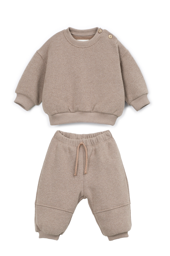 Fleece Baby Set - oat