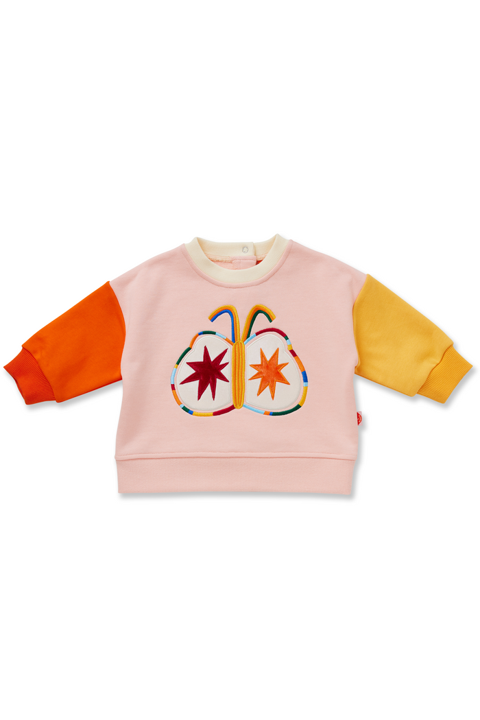Children's sweatshirt with colorful design on a white background