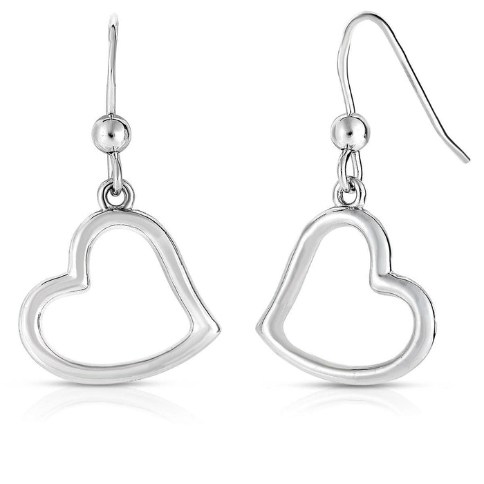 Floating Heart Earrings- Final Sale