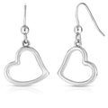 Floating Heart Earrings