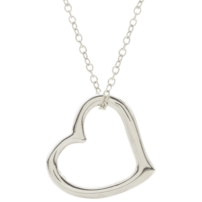 Sterling Silver Heart Necklace