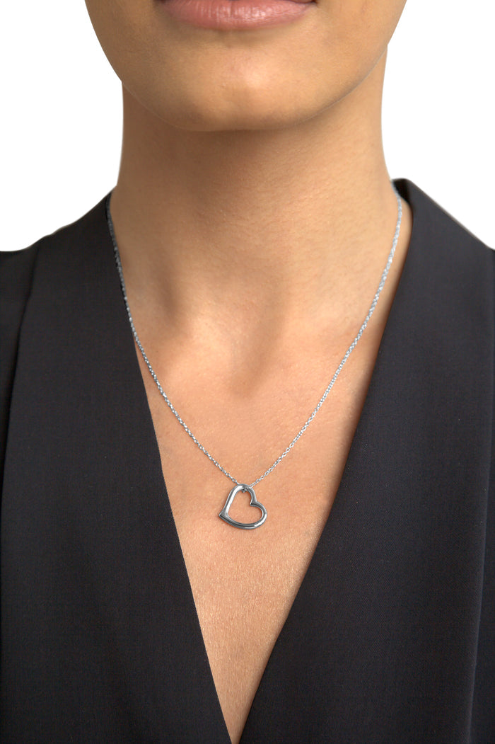 Floating Heart Necklace