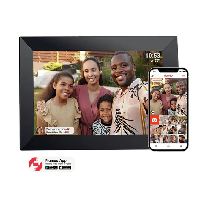 Frameo 10.1” WiFi Digital Photo Frame Black