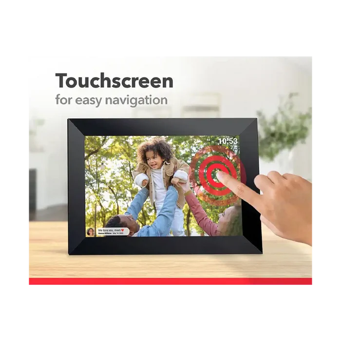 Frameo 10.1” WiFi Digital Photo Frame Black