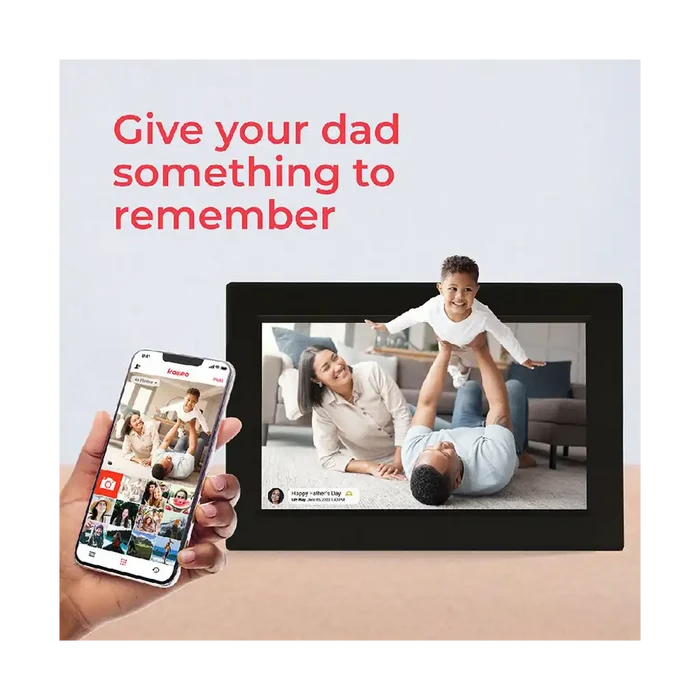 Frameo 10.1” WiFi Digital Photo Frame Black