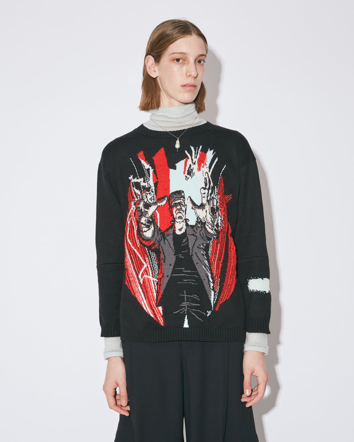FRANKENSTEIN knitted pullover