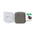 Fujifilm Instax Link Wide Smartphone Printer with 1 Film and Case (Ash White)