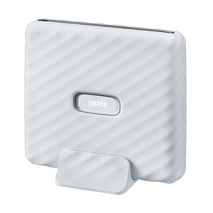 Fujifilm Instax Link Wide Smartphone Printer with 1 Film and Case (Ash White)