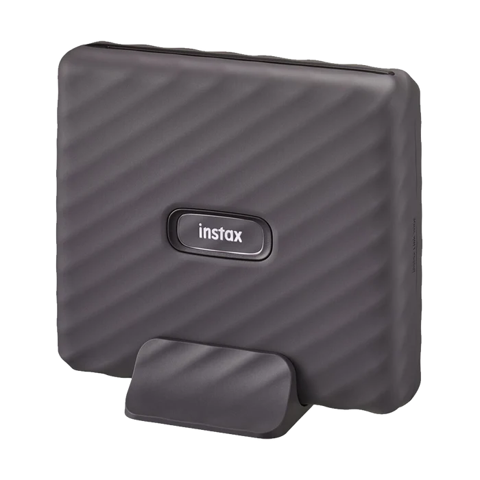 Fujifilm Instax Link Wide Smartphone Printer with 1 Film and Case (Mocha Gray)