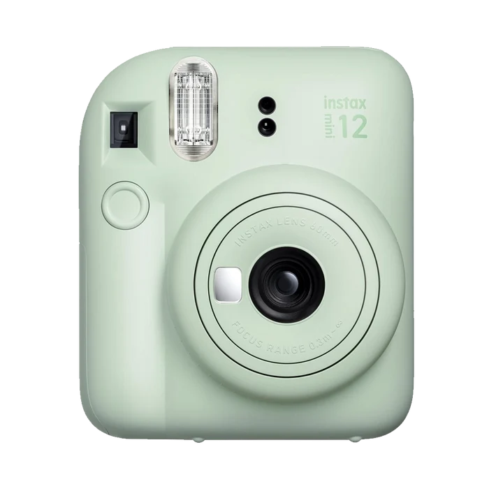 Fujifilm Instax Mini 12 Instant Film Camera (Mint Green) Festive Bundle
