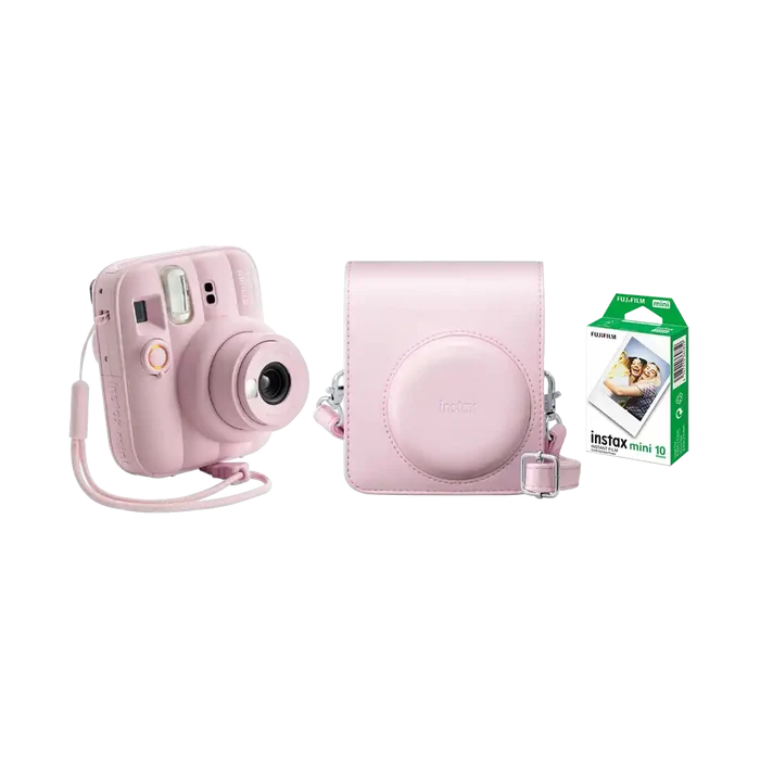 Fujifilm Instax Mini 13 Instant Film Camera Combo with 1 Film and Case (Candy Pink)