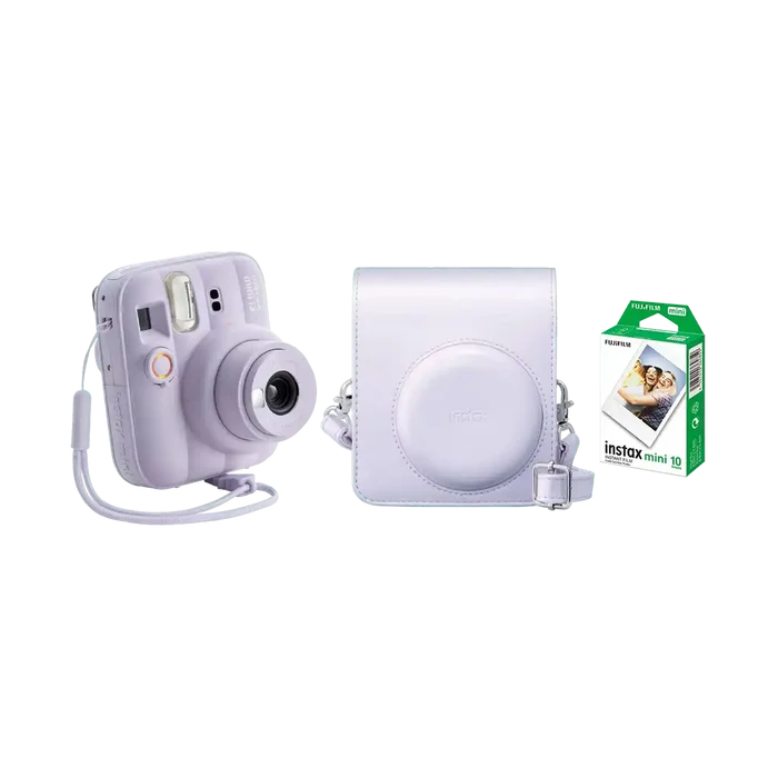 Fujifilm Instax Mini 13 Instant Film Camera Combo with 1 Film and Case (Dreamy Purple)