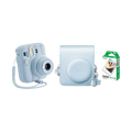 Fujifilm Instax Mini 13 Instant Film Camera Combo with 1 Film and Case (Frost Blue)