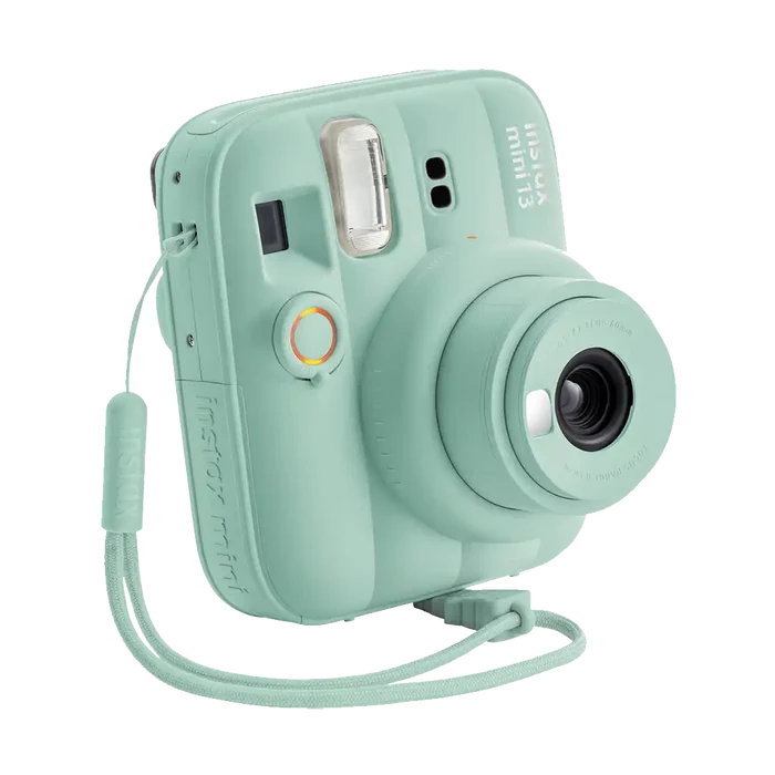 Fujifilm Instax Mini 13 Instant Film Camera Combo with 1 Film and Case (Lagoon Green)