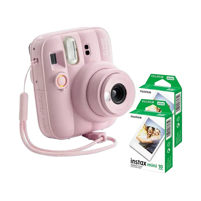 Fujifilm Instax Mini 13 Instant Film Camera Combo with 2 Films (Candy Pink)