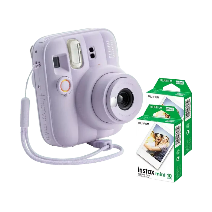Fujifilm Instax Mini 13 Instant Film Camera Combo with 2 Films (Dreamy Purple)