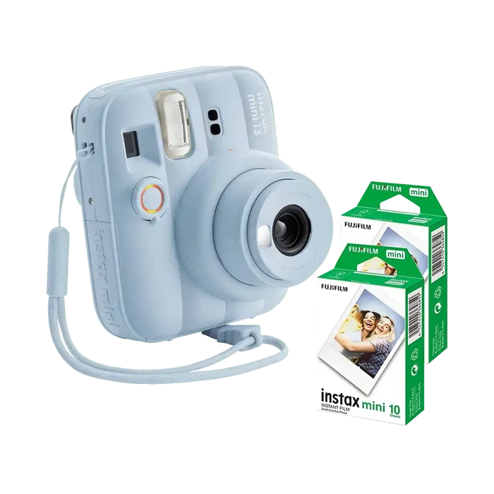 Fujifilm Instax Mini 13 Instant Film Camera Combo with 2 Films (Frost Blue)