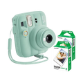 Fujifilm Instax Mini 13 Instant Film Camera Combo with 2 Films (Lagoon Green)