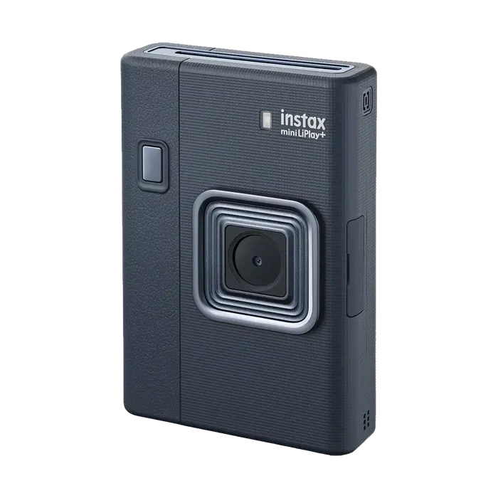 Fujifilm Instax Mini LiPlay+ Hybrid Instant Camera Combo with 1 Film and Case (Midnight Blue)