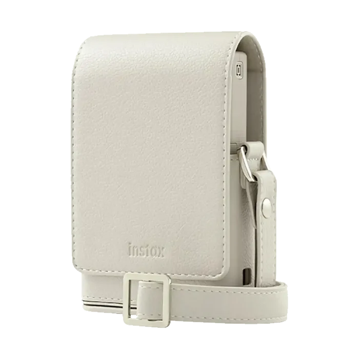 Fujifilm Instax Mini LiPlay+ Hybrid Instant Camera Combo with 1 Film and Case (Sand Beige)