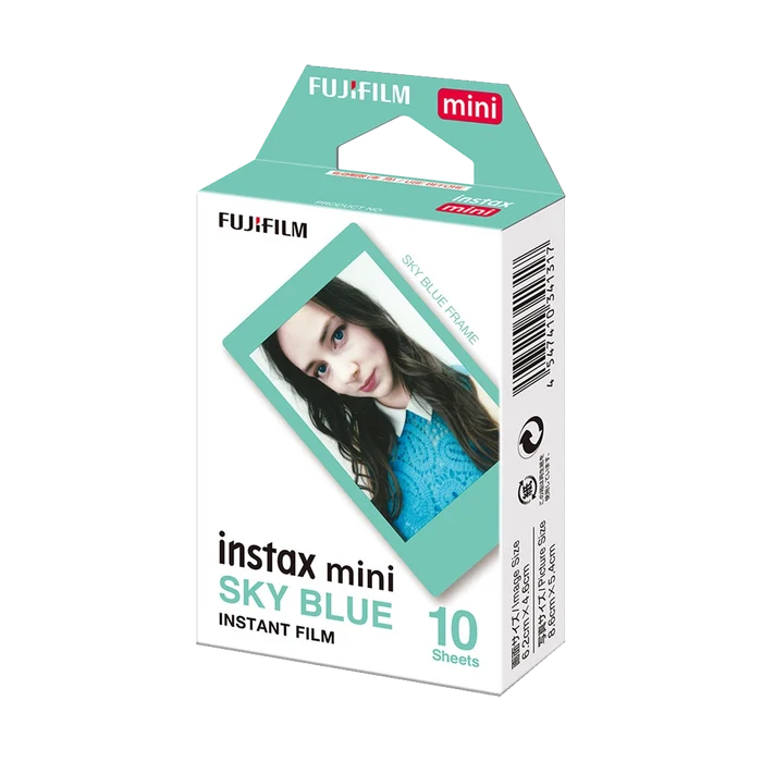 Fujifilm Instax Mini Sky Blue Instant Film (10 Exposures)