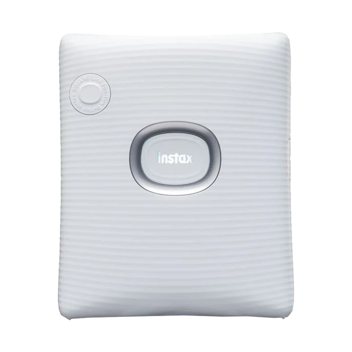 Fujifilm Instax Square Link Smartphone Printer with 1 Film and Case (Ash White)