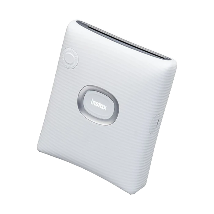 Fujifilm Instax Square Link Smartphone Printer with 1 Film and Case (Ash White)