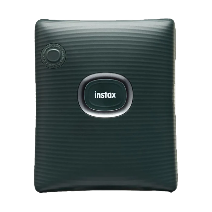 Fujifilm Instax Square Link Smartphone Printer with 1 Film and Case (Midnight Green)