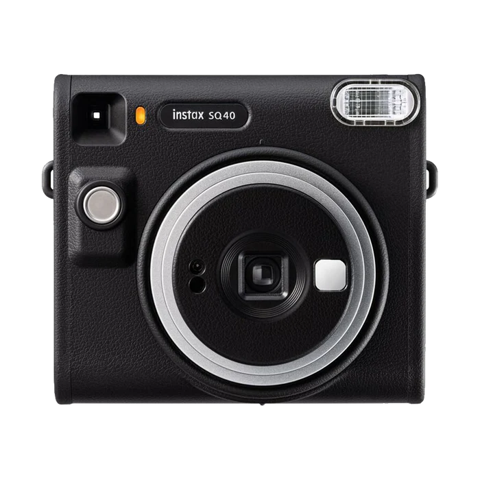 Fujifilm Instax Square SQ40 Instant Film Camera with 1 Film and Case (Black)