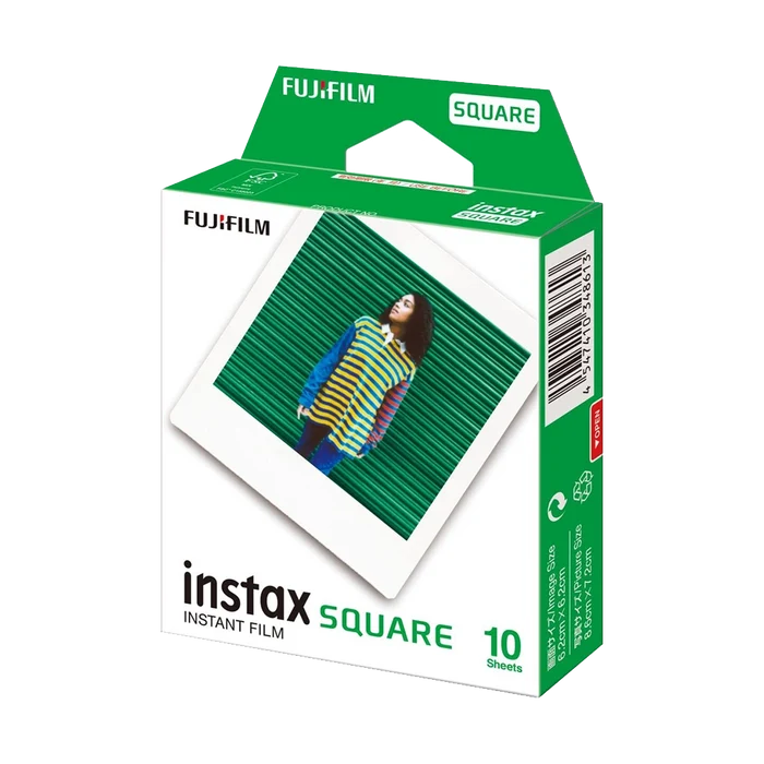 Fujifilm Instax Square SQ40 Instant Film Camera with 1 Film and Case (Black)