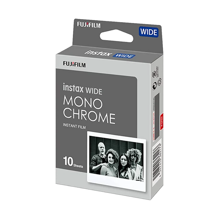 Fujifilm Instax Wide Monochrome Instant Film (10 Exposures)