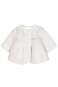 Faux fur baby coat