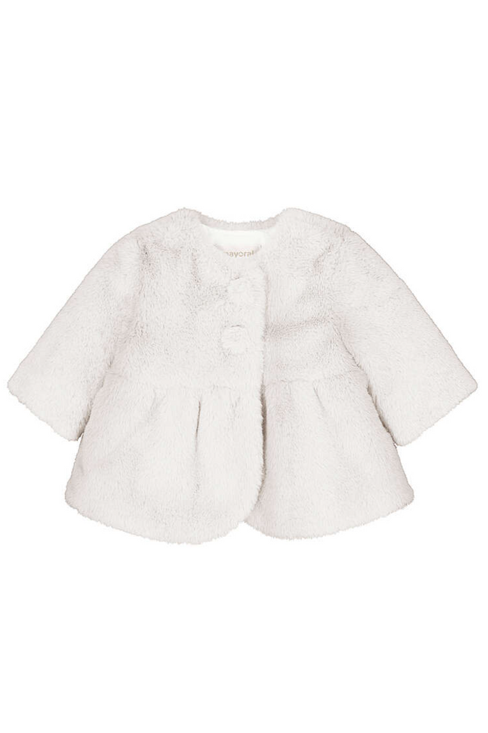 Faux fur baby coat