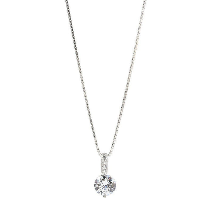Geometric teardrop necklace