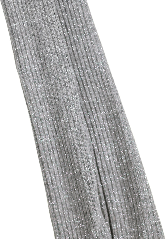 Close-up of a textured gray fabric on a white background