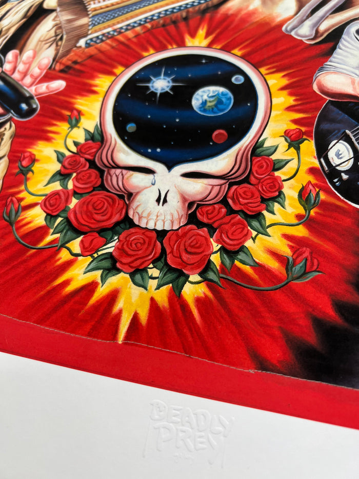 Grateful Dead - Archival Giclée Print from Static Medium by C.A. Wisely (Artist’s Proof)