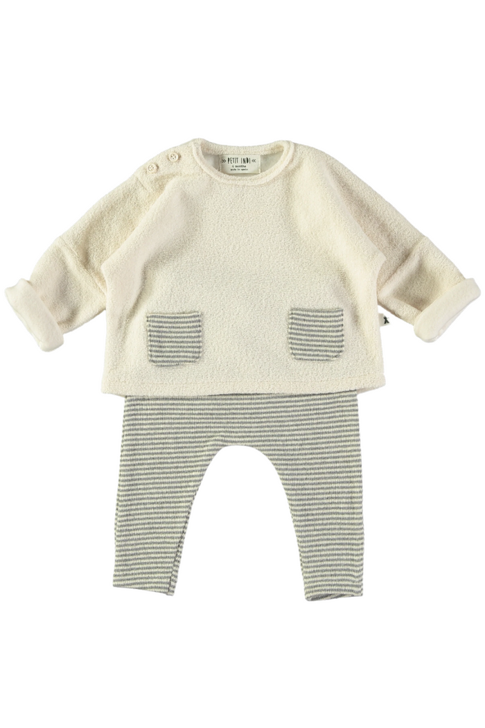 Grey Striped Set