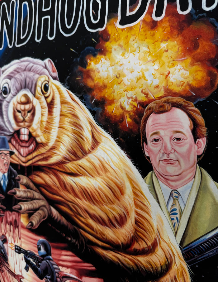 Groundhog Day x Alien - Limited Edition Archival Giclée Print from Static Medium by C.A. Wisely