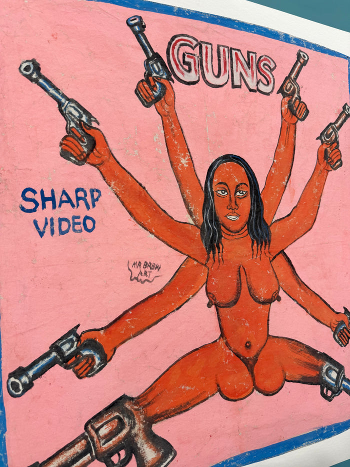 Guns - Limited Edition Archival Giclée Print from Static Medium by Mr. Brew