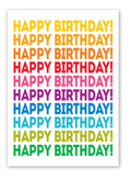 Happy Birthday Repeat Card