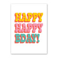 Happy Happy Bday Card