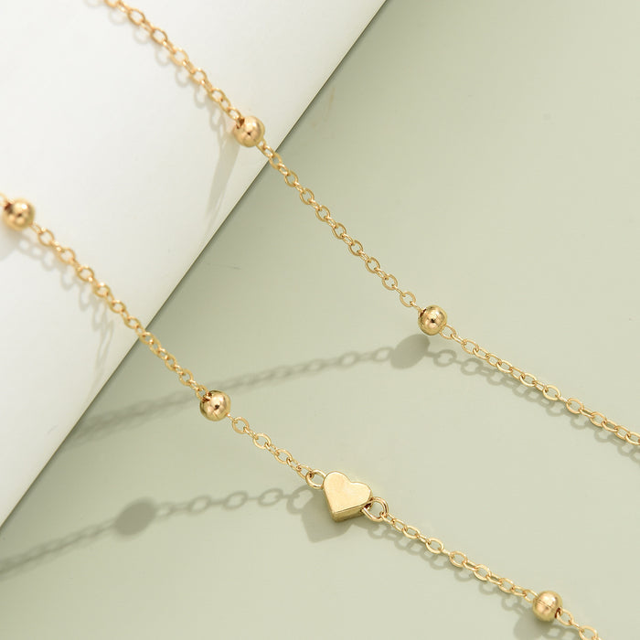 Heart-shaped Bead Waist Chain